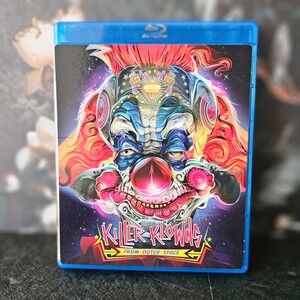 Killer Klowns From Outer Space BLU RAY with Coloring Book